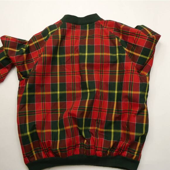 men's vintage PROQUIP pullover windbreaker, plaid, medium - Picture 2 of 4